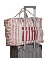 Bolsa Trip | Mini Florzinhas + Listrado Vinho
