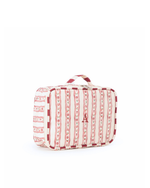 Kit Necessaire Maletinha | Mini Florzinhas + Listrado Vinho