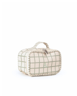 Kit Necessaire Maletinha | Vichy Verde Menta + Listrado Verde Menta