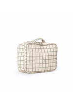 Kit Necessaire Maletinha | Vichy Verde Menta + Listrado Verde Menta