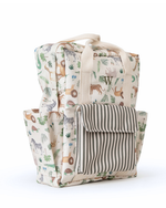 Mochila Adulto | Safari + Listrado Verde Escuro