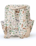 Mochila Adulto | Safari + Listrado Verde Escuro