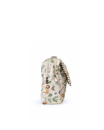 Necessaire 2 Zíperes | Safari + Listrado Verde Escuro