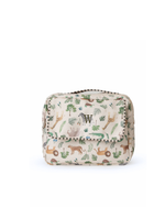 Necessaire 2 Zíperes | Safari + Listrado Verde Escuro