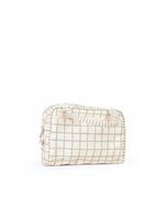 Necessaire Malinha | Vichy Verde Menta + Listrado Verde Menta