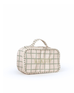 Necessaire Maquiagem | Vichy Verde Menta + Listrado Verde Menta