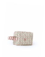 Necessaire Petit | Raminho De Flor + Listrado Vinho