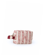Necessaire Petit | Mini Florzinhas + Listrado Vinho