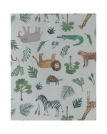 Necessaire Remédios | Safari + Listrado Verde Escuro