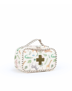 Necessaire Remédios | Safari + Listrado Verde Escuro