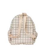 Mochila Kids + Estojo | Vichy Verde Menta + Listrado Verde Menta