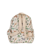 Mochila Kids + Estojo | Safari + Listrado Verde Escuro