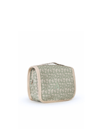 Necessaire Cabide | Florzinhas Verde Menta + Listrado Verde Menta