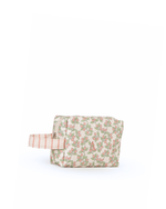 Necessaire Petit | Floral Sementinhas Rose + Listrado Rose