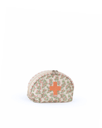 Necessaire Remédios | Floral Sementinhas Rose + Listrado Rose