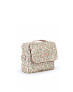 Necessaire 2 Zíperes | Floral Sementinhas Rose + Listrado Rose
