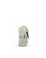 Necessaire 2 Zíperes | Florzinhas Verde Menta + Listrado Verde Menta