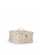 Necessaire Frasqueira | Floral Sementinhas Rose + Listrado Rose