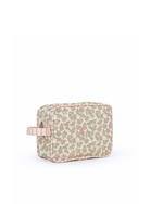 Necessaire Estojo | Floral Sementinhas Rose + Listrado Rose