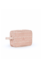 Necessaire Estojo | Florzinhas Rose + Listrado Rose