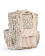 Mochila Adulto | Floral Sementinhas Rose + Listrado Rose