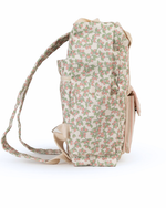 Mochila Adulto | Floral Sementinhas Rose + Listrado Rose