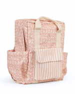 Mochila Adulto | Florzinhas Rose + Listrado Rose