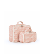 Kit Necessaire Maletinha | Florzinhas Rose + Listrado Rose