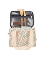 Lancheira Térmica | Floral Sementinhas Rose + Listrado Rose