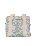 Lancheira Térmica | Floral Sementinhas Azul + Listrado Azul Claro