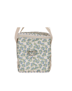 Lancheira Térmica | Floral Sementinhas Azul + Listrado Azul Claro