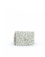 Porta Carregador | Floral Sementinhas Azul + Listrado Azul Claro