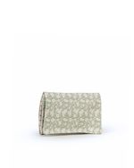 Porta Carregador | Florzinhas Verde Menta + Listrado Verde Menta