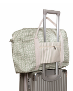 Bolsa Trip | Florzinhas Verde Menta + Listrado Verde Menta