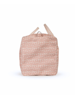 Mala Básica | Florzinhas Rose + Listrado Rose