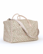 Mala Básica | Floral Sementinhas Rose + Listrado Rose