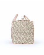 Mala Básica | Floral Sementinhas Rose + Listrado Rose