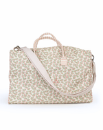 Mala Básica | Floral Sementinhas Rose + Listrado Rose