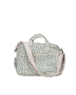 Bolsa Baby | Floral Sementinhas Azul + Listrado Azul Claro