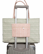 Bolsa Quadrada | Florzinhas Verde Menta + Florzinhas Rose