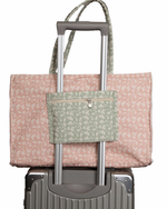 Bolsa Quadrada | Florzinhas Rose + Florzinhas Verde Menta