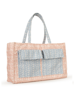 Bolsa Quadrada | Florzinhas Rose + Florzinhas Azul Jeans