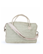 Mala GG | Florzinhas Verde Menta + Listrado Verde Menta
