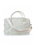 Mala GG | Floral Sementinhas Azul + Listrado Azul Claro