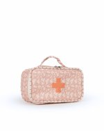 Necessaire Remédios | Florzinhas Rose + Listrado Rose