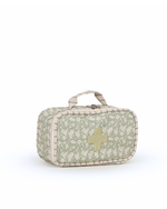 Necessaire Remédios | Florzinhas Verde Menta + Listrado Verde Menta