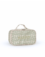 Necessaire Maquiagem | Florzinhas Verde Menta + Listrado Verde Menta