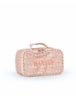 Necessaire Maquiagem | Florzinhas Rose + Listrado Rose
