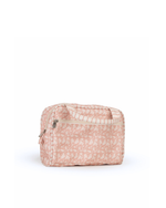 Necessaire Malinha | Florzinhas Rose + Listrado Rose