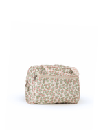 Necessaire Malinha | Floral Sementinhas Rose + Listrado Rose